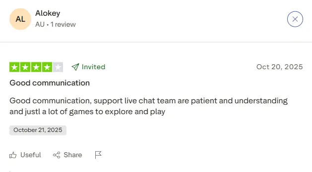 Vegastars Casino customer review 8